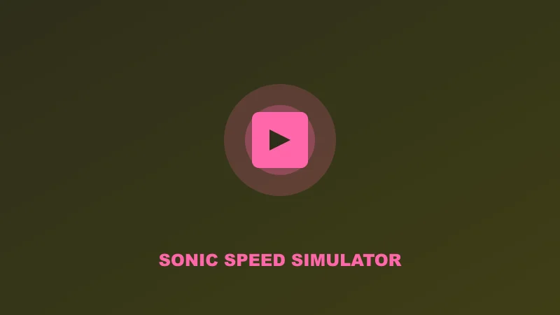 Sonic Speed Simulator Codes